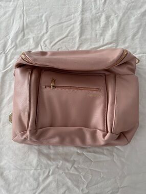 Fawn Design Warm Blush The Original Diaper Bag with Gold Hardware